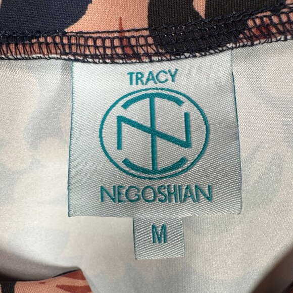 Tracy Negoshian Shift Dress Womens Size M Multicolor Pullover Floral 3/4 Sleeve - Picture 7 of 10